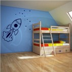 Vinilo Cohete Infantil