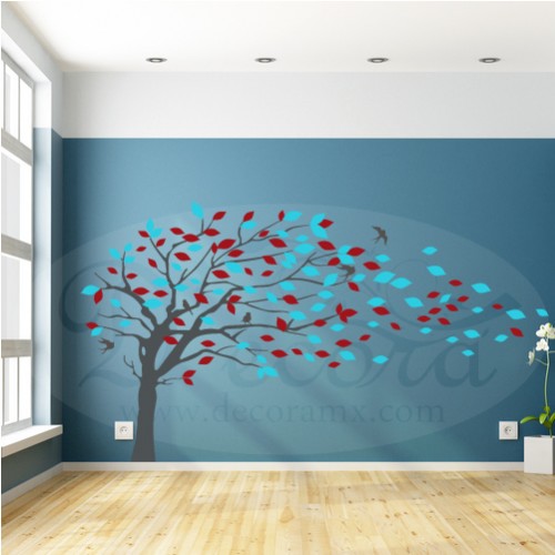 Vinilo &Aacute;rbol Tres Colores 325