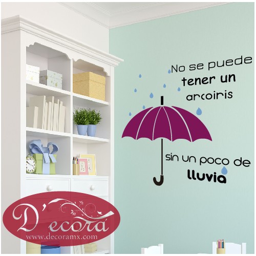 Vinilo Lluvia Paraguas 414