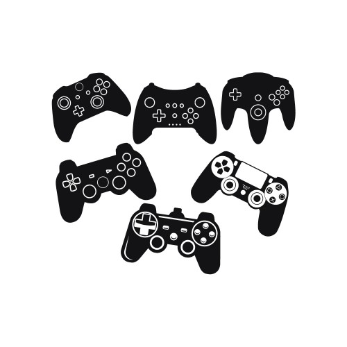 Vinilo Controles Videojuegos