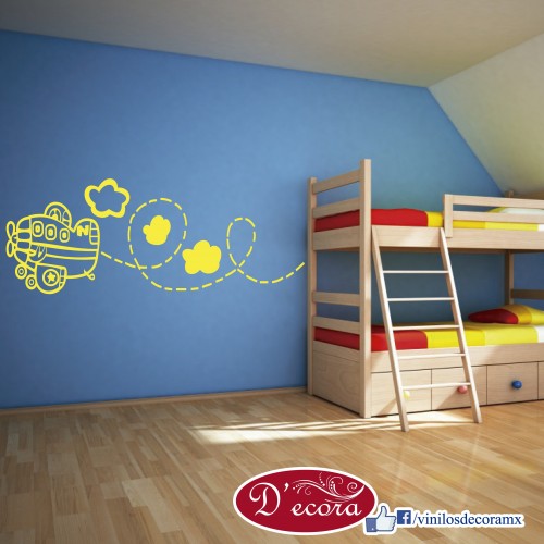 Vinilo Avi&oacute;n Infantil 138