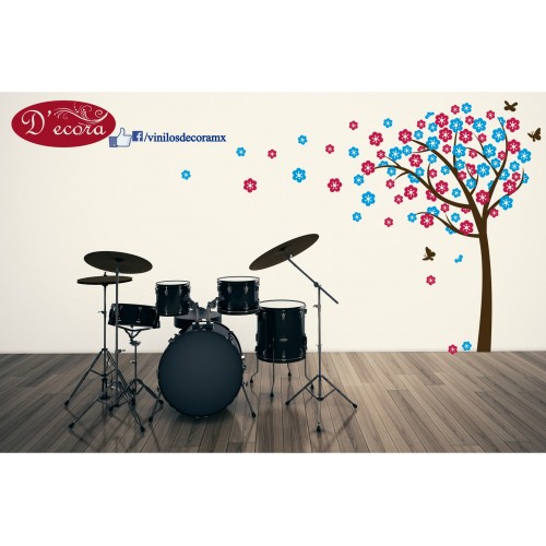 Vinilo &Aacute;rbol Tres Colores 154
